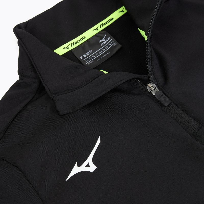 Детски поларен суитшърт Mizuno Shizuoka Tech Fleece whitenavy 3