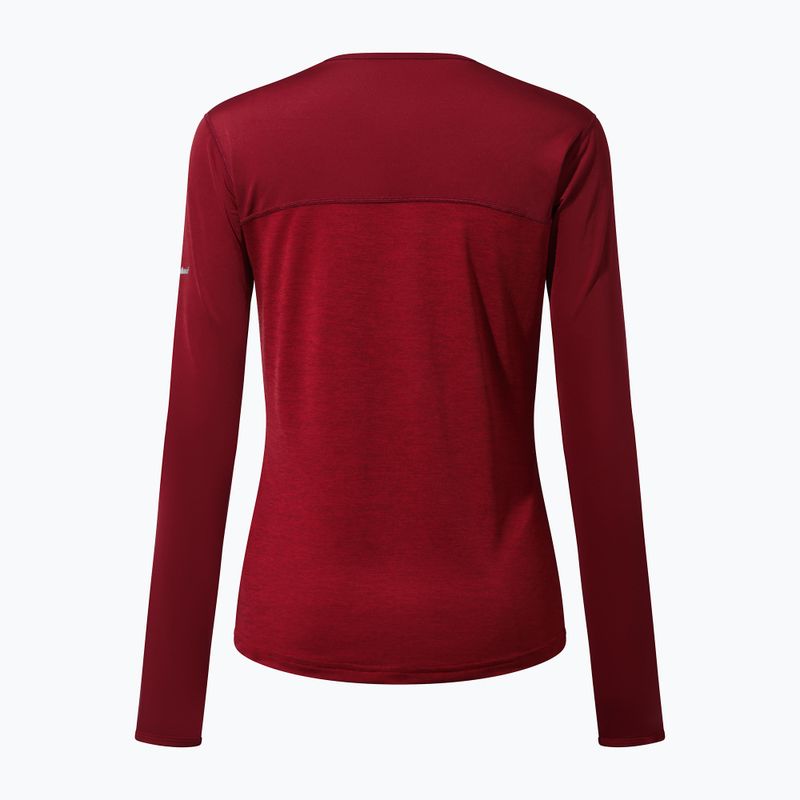 Дамски поход с дълъг ръкав Berghaus Voyager Tech Tee Basecrew syrah/red dahlia 10