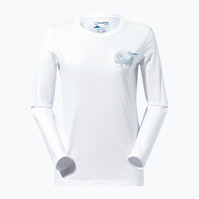 Дълъг ръкав Berghaus Linear Landscape pure white за жени 8