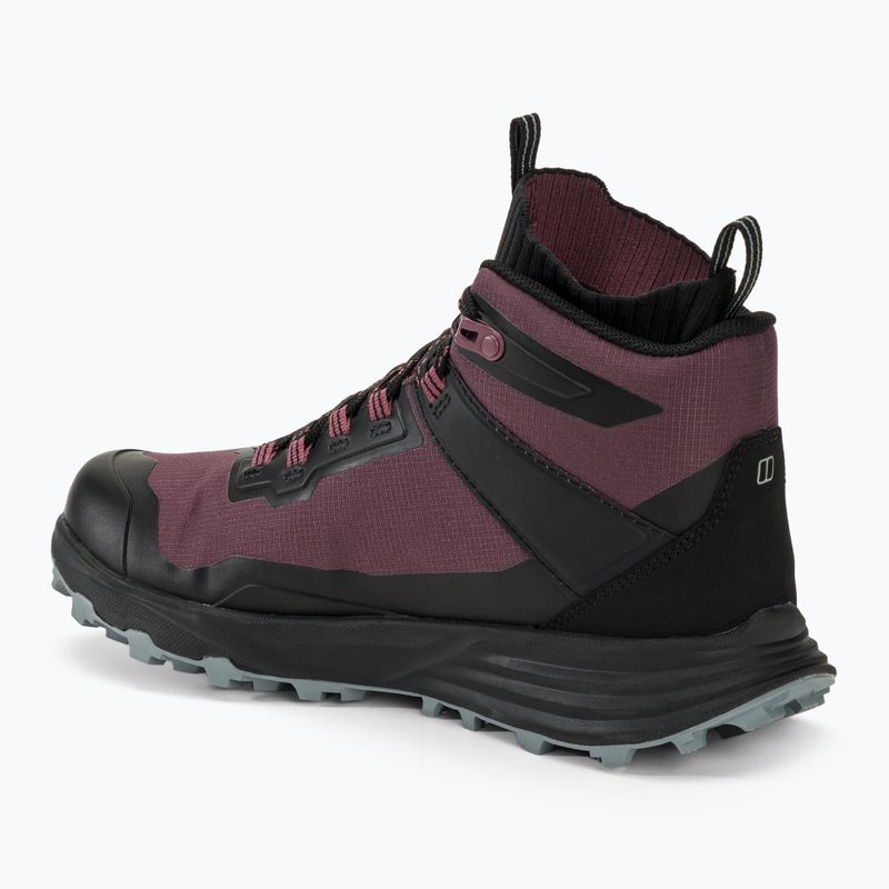 Дамски туристически обувки Berghaus Vc22 Mid GTX wine/black 3