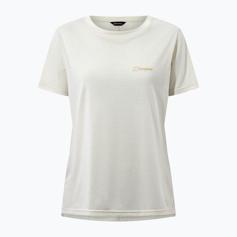 Дамска тениска за трекинг Berghaus Relaxed Tech Super Stretch bone white 8