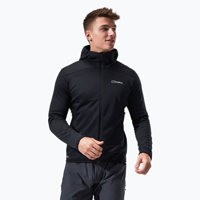 Мъжки поларен суитшърт Berghaus Heuberg Hoody black/black