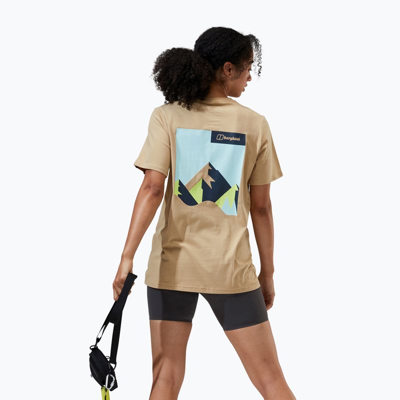 Дамска тениска Berghaus Boyfriend Dolomites sand dune 3