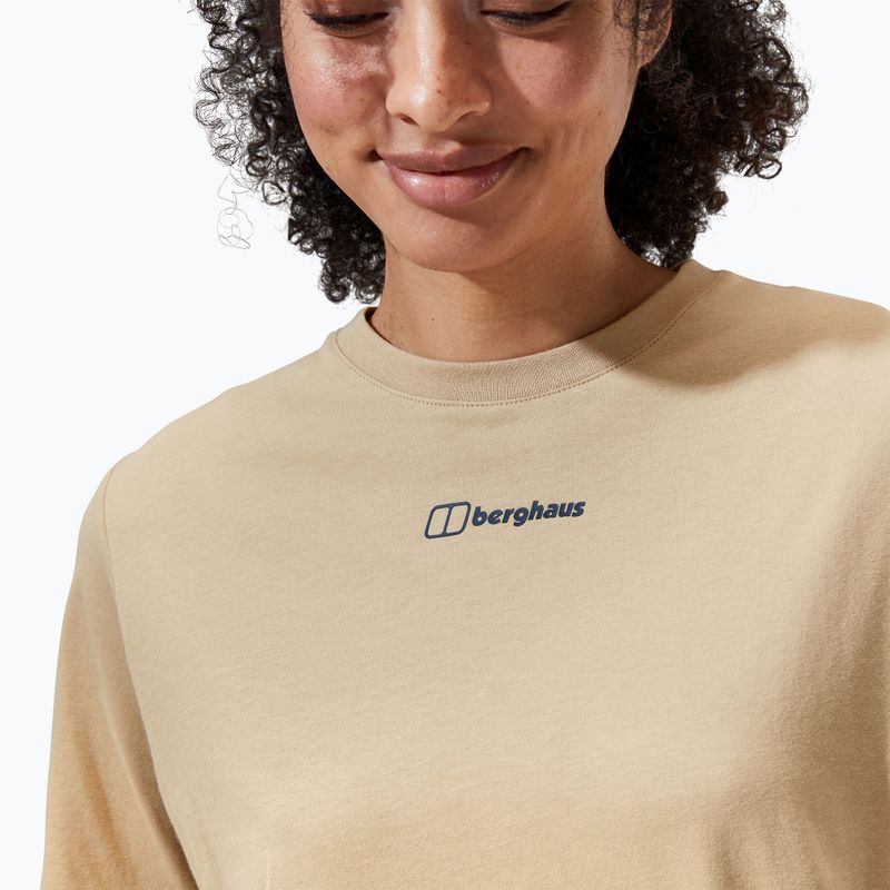 Дамска тениска Berghaus Boyfriend Dolomites sand dune 5