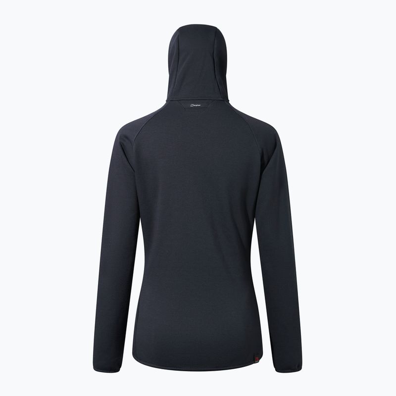 Дамски суитшърт Berghaus Heuberg Fleece Hoodie jet black/grey pinstripe marl 13