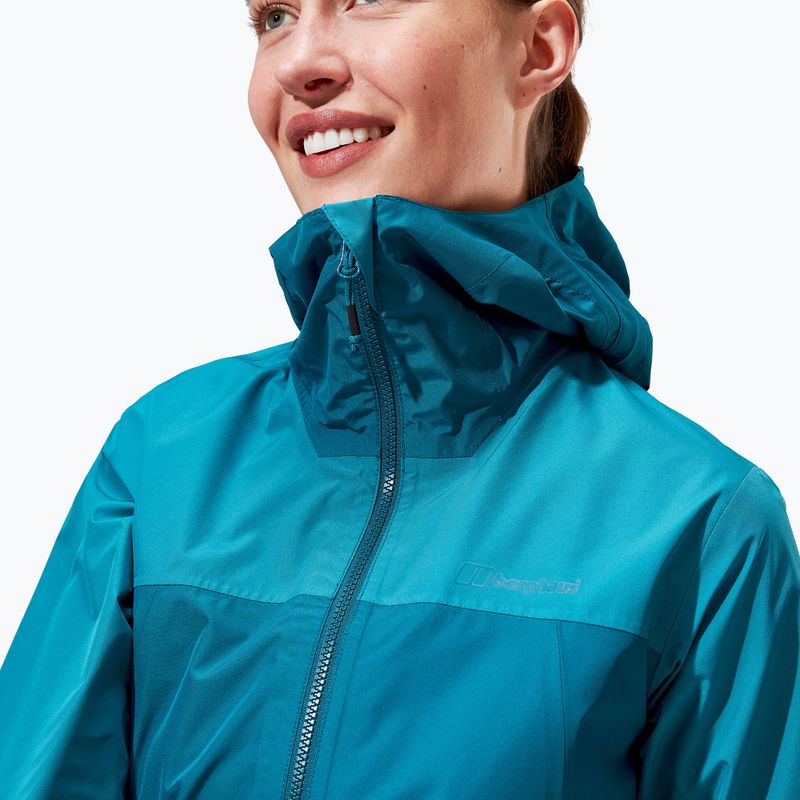 Дамско яке за дъжд Berghaus Deluge Pro 3.0 deep ocean/jungle jewel 4