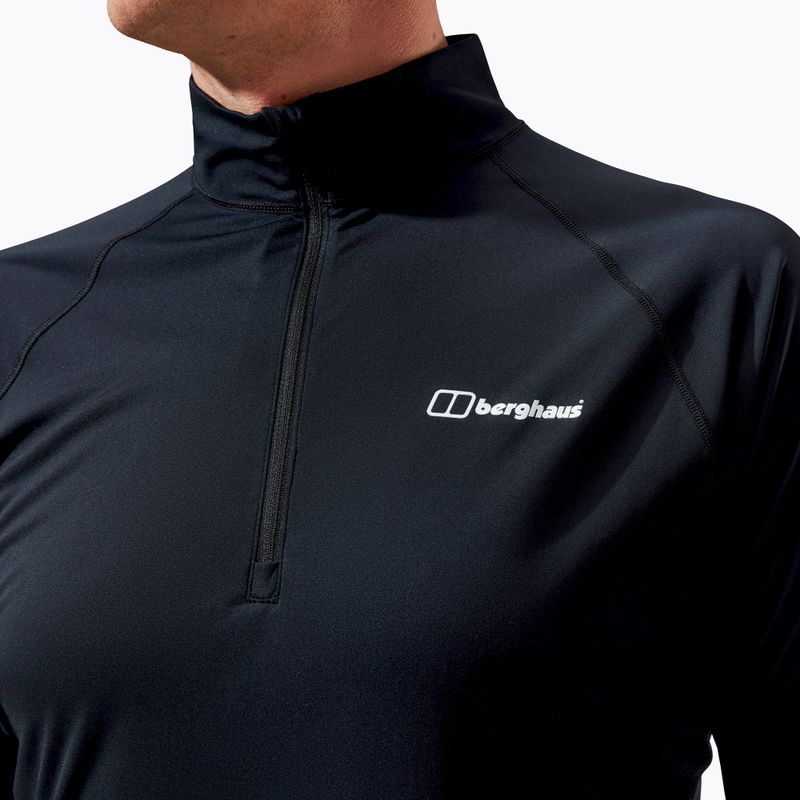 Мъжка блуза с дълъг ръкав Berghaus Trailblaze Tech Tee black/black 4