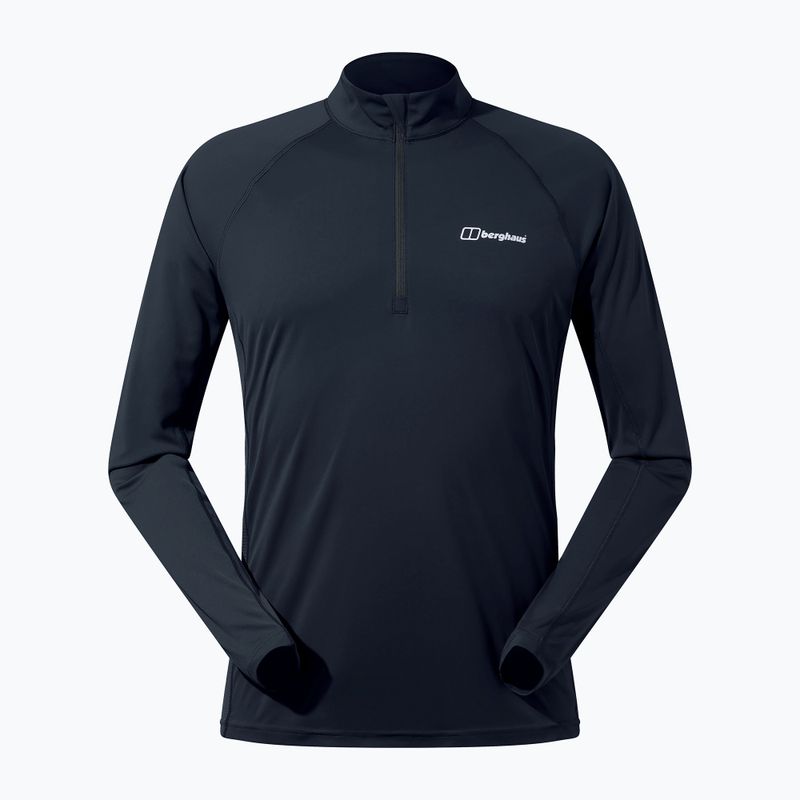Мъжка блуза с дълъг ръкав Berghaus Trailblaze Tech Tee black/black 8
