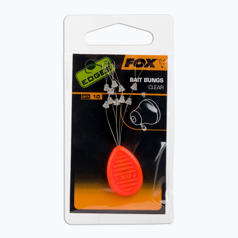 Стопери на власи Fox Edges Bait Bungs transparentne CAC687