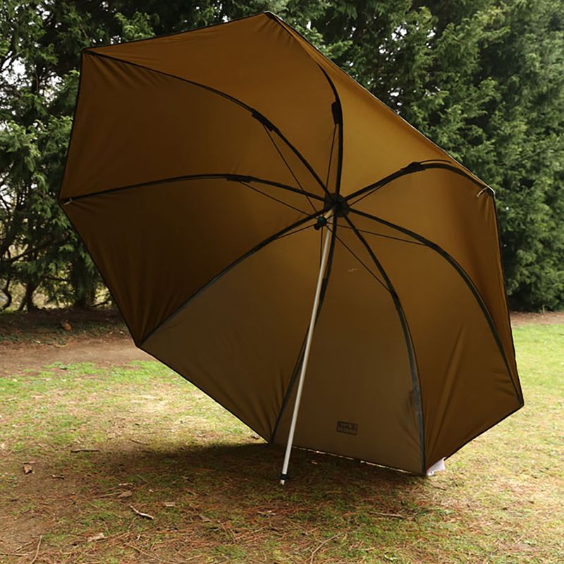 Fox International Fox 60" кафяв чадър Brolly CUM216 2