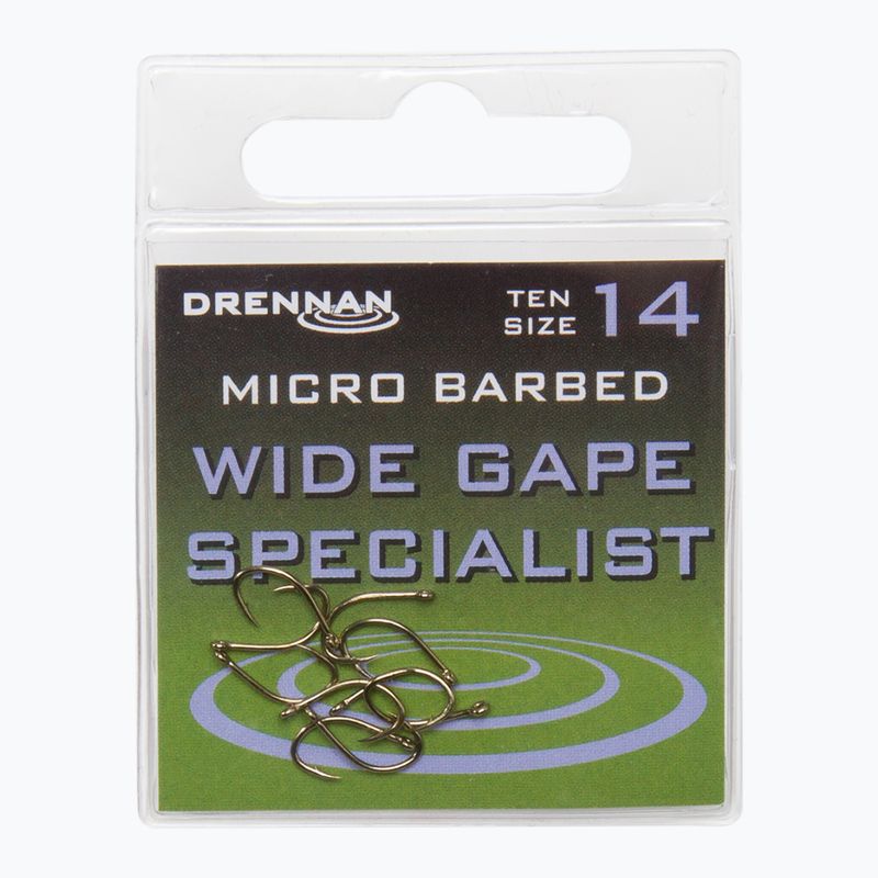 Сребърни куки Drennan Wide Gape Specialist HEWGSM014