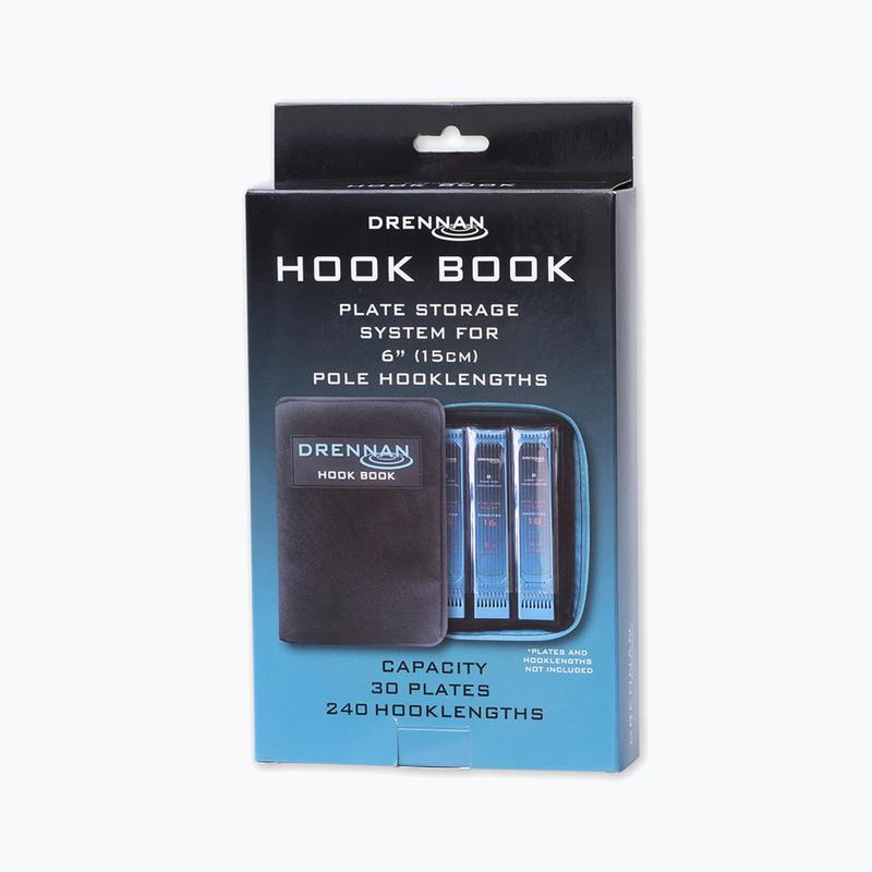 Drennan Кутия за куки риболовен портфейл за лидери черен LUDHB001 6