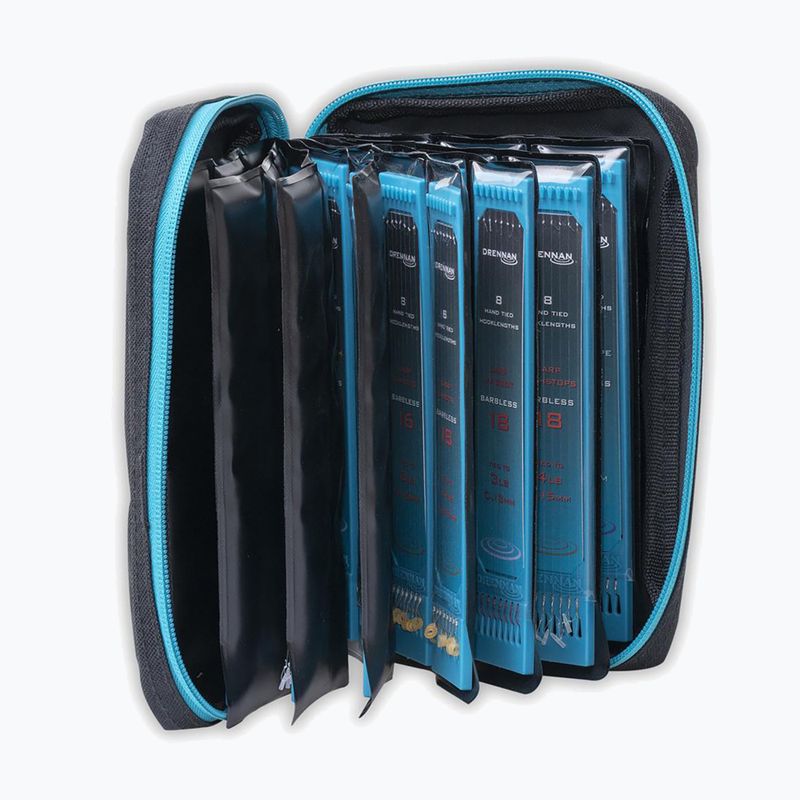 Drennan Кутия за куки риболовен портфейл за лидери черен LUDHB001 8