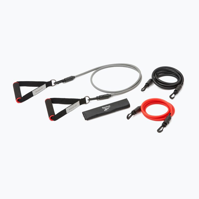 Reebok Power Tube цветен гумен комплект за упражнения RATB-30034 2