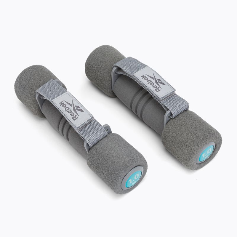 Дъмбели Reebok 2 x 1 кг сиви RAWT-11061BL 2