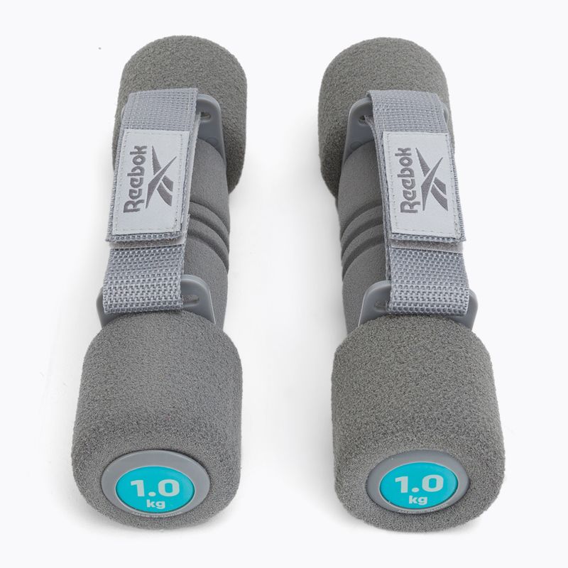 Дъмбели Reebok 2 x 1 кг сиви RAWT-11061BL 3