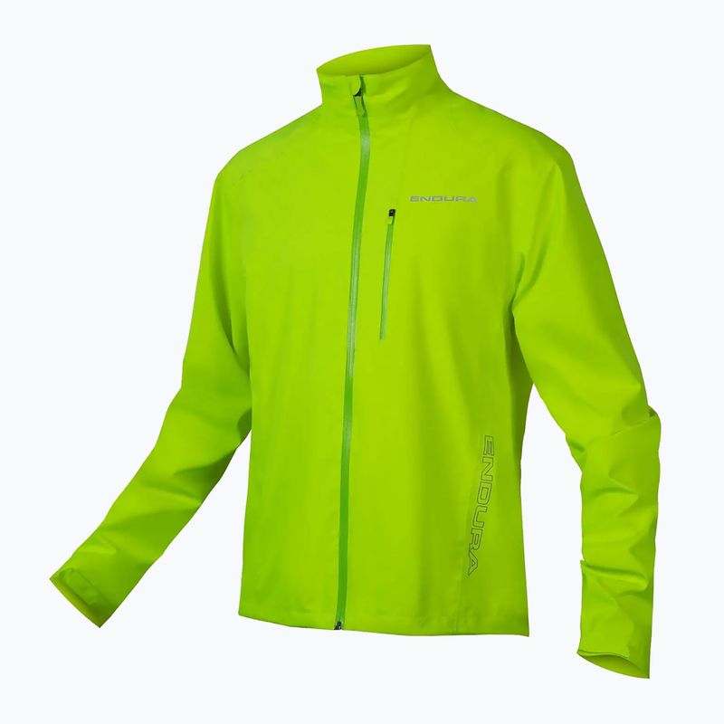 Мъжко яке за колоездене Endura Hummvee Waterproof hi-viz yellow