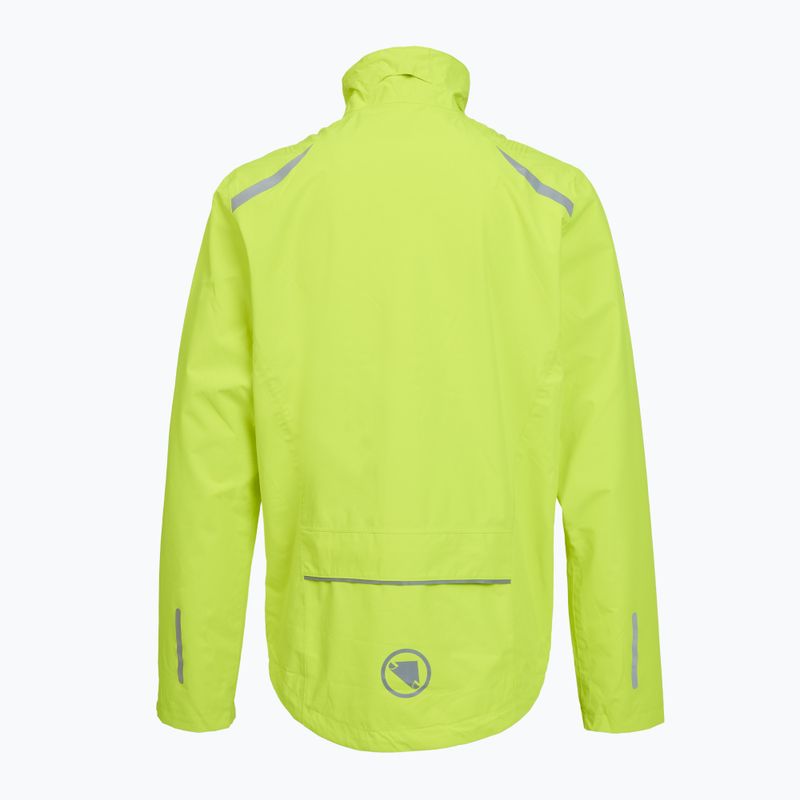 Мъжко яке за колоездене Endura Hummvee Waterproof hi-viz yellow 2