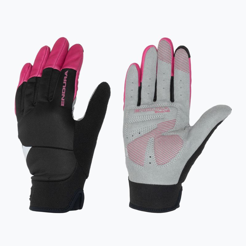 Дамски ръкавици за колоездене Endura Windchill W cerise