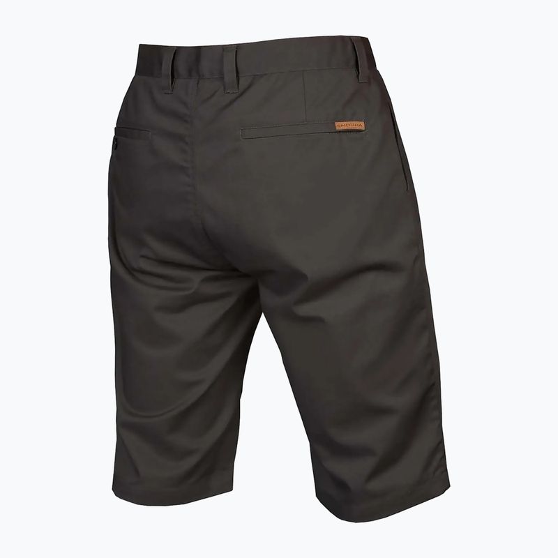 Мъжки къси панталони за колоездене Endura Hummvee Chino W/Liner grey 4
