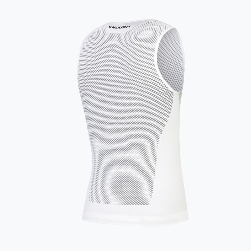 Мъжки колоездачен суитчър Endura Fishnet II Sleeveless Baselayer white 2