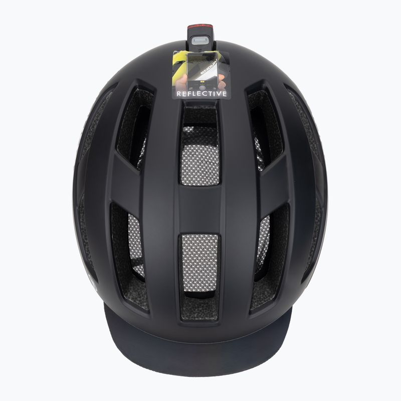 Черна велосипедна каска Endura Urban Luminite 6