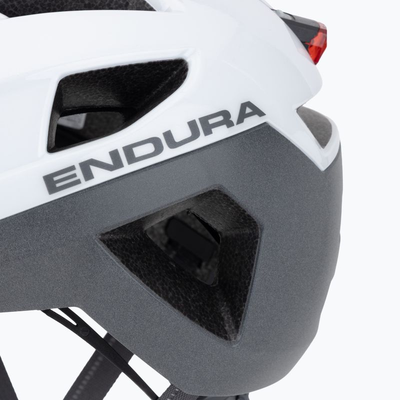 Велосипедна каска Endura Urban Luminite бяла 7