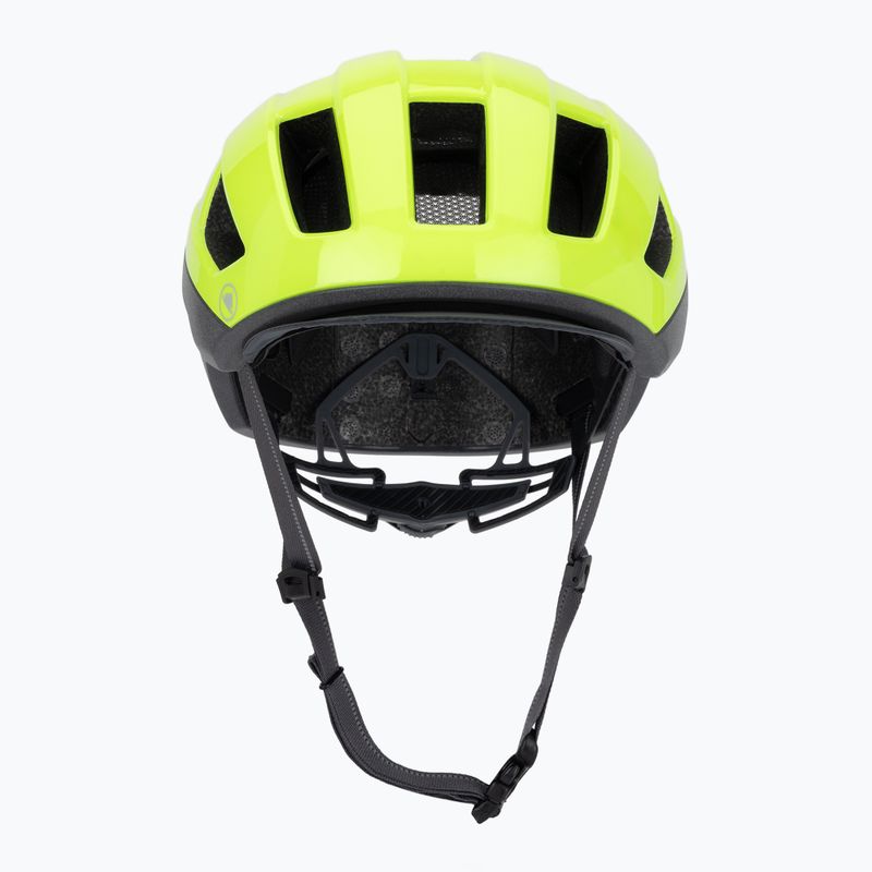Каска за велосипед Endura Urban Luminite hi-viz жълта 2