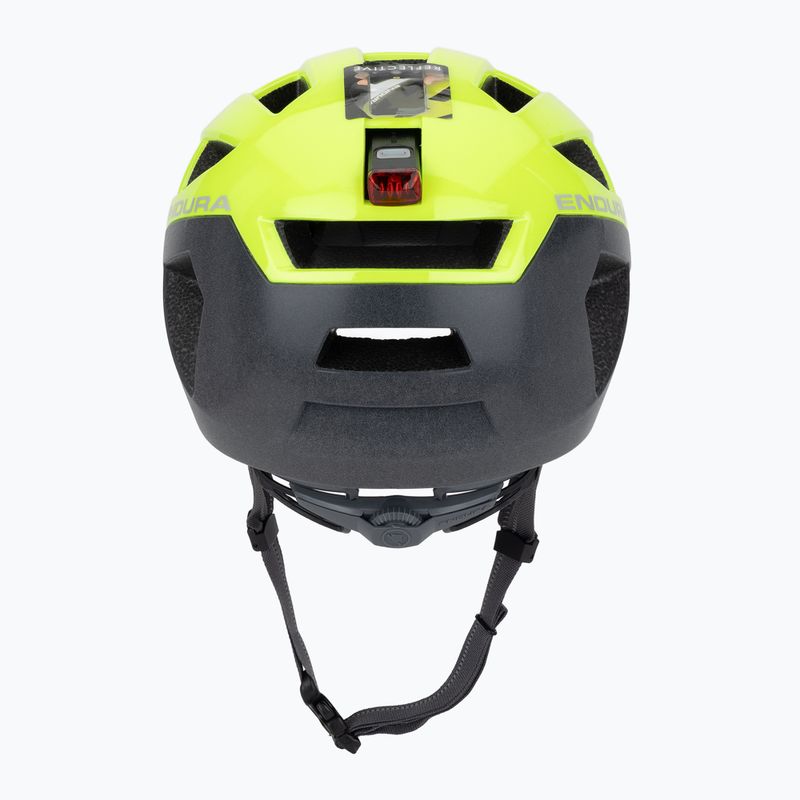 Каска за велосипед Endura Urban Luminite hi-viz жълта 4