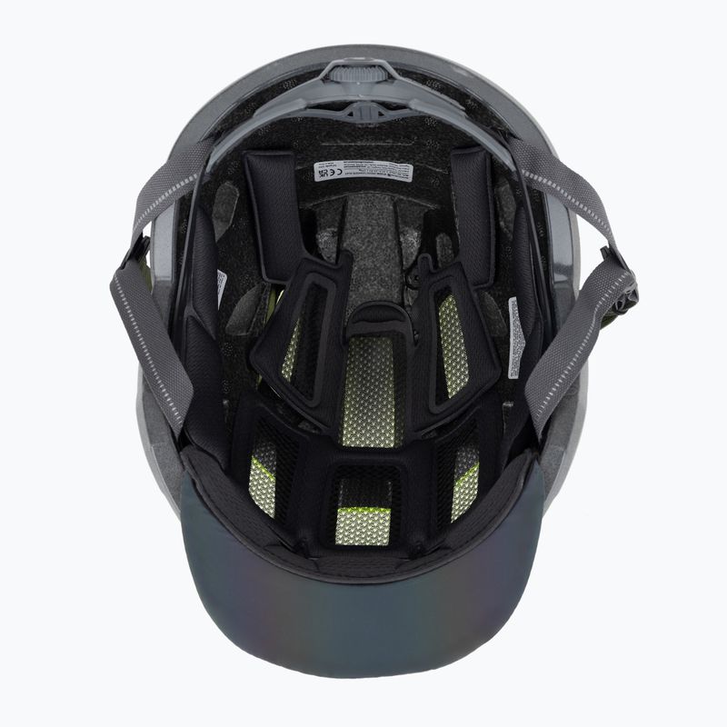 Каска за велосипед Endura Urban Luminite hi-viz жълта 5