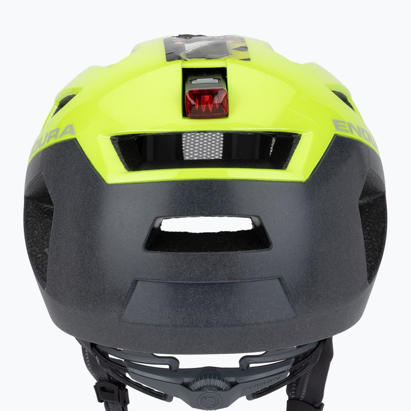 Каска за велосипед Endura Urban Luminite hi-viz жълта 8