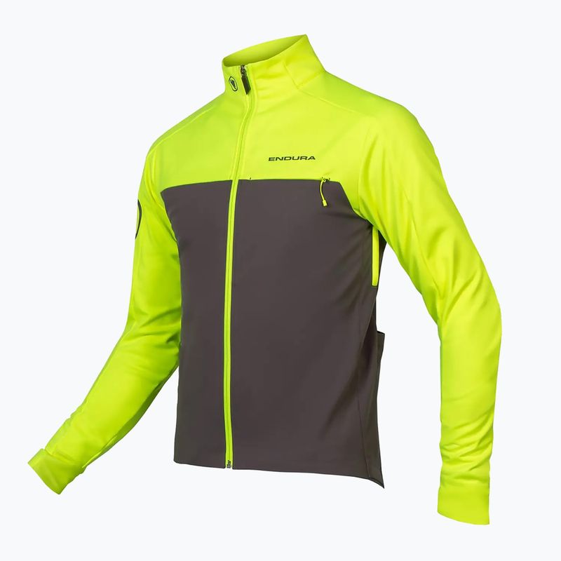 Мъжко яке за колоездене Endura Windchill II hi-viz yellow