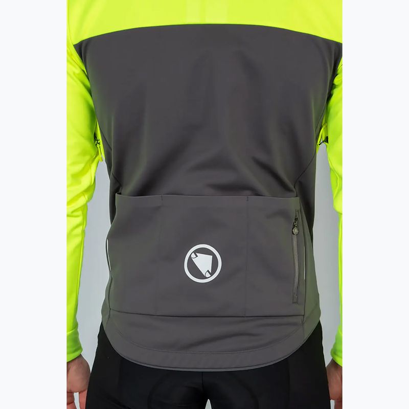 Мъжко яке за колоездене Endura Windchill II hi-viz yellow 6