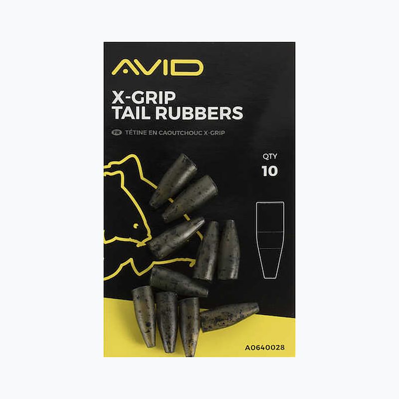 Avid Carp X- Grip Tail Rubbers camo A0640028 2