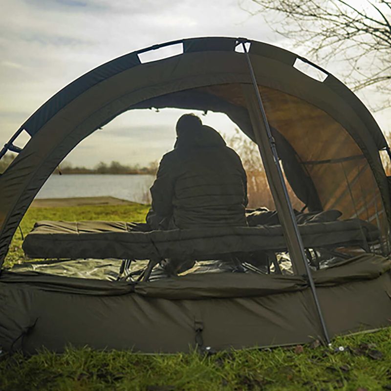 Avid Carp Ascent Bivvy Двуместна шаранска палатка зелена A0530009 8