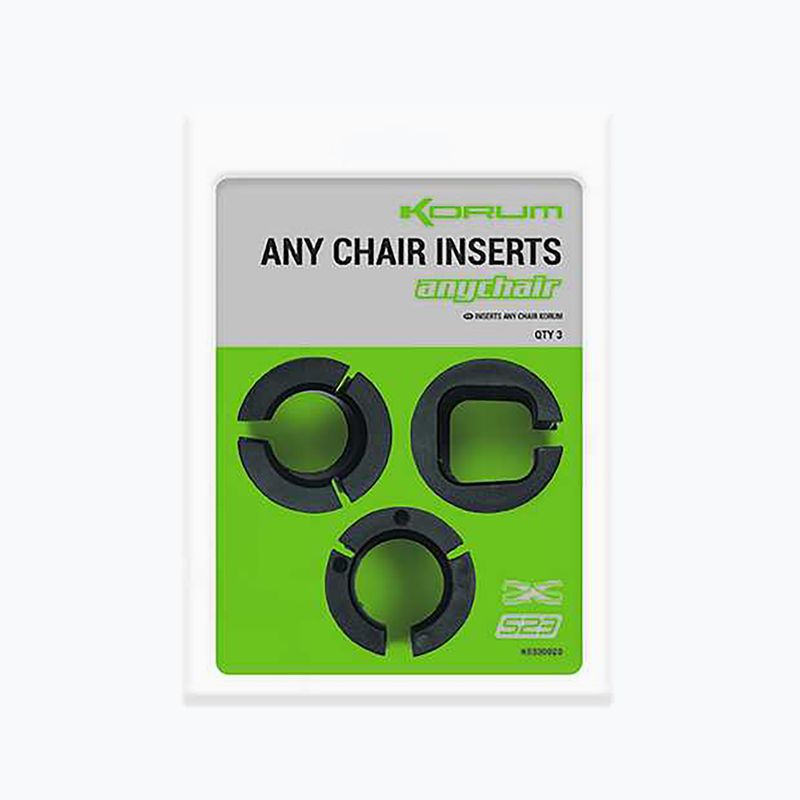Korum Any Chair Вложки за риболовни столове черни