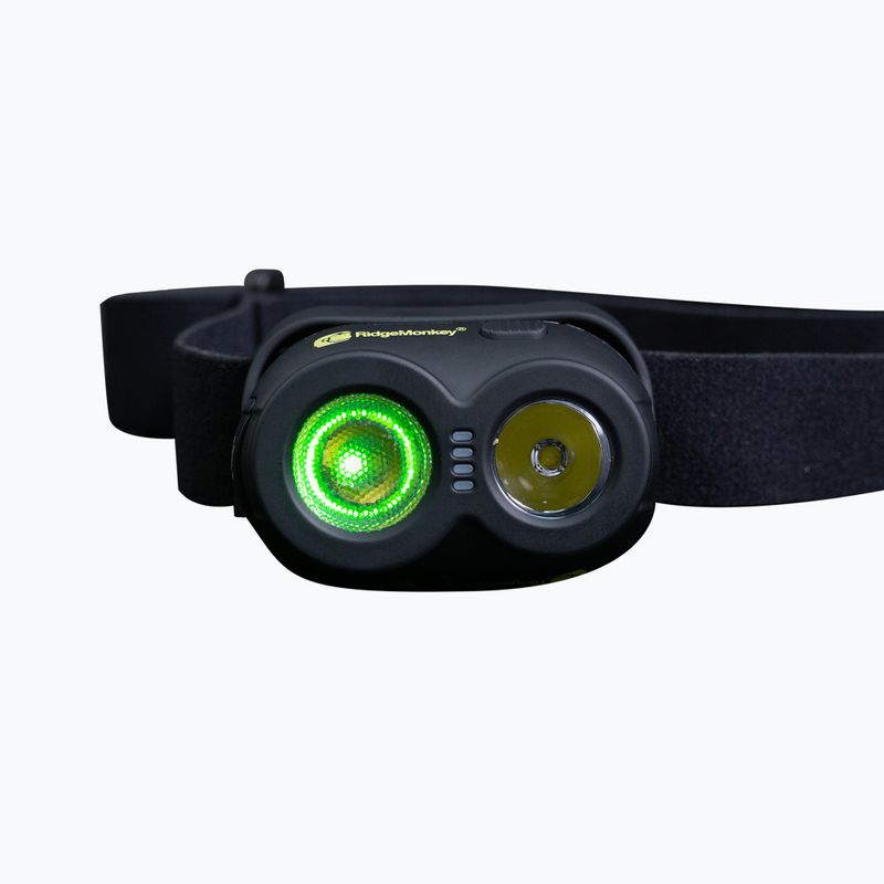 RidgeMonkey VRH150X USB акумулаторно челно фенерче черно RM HT150X челно фенерче