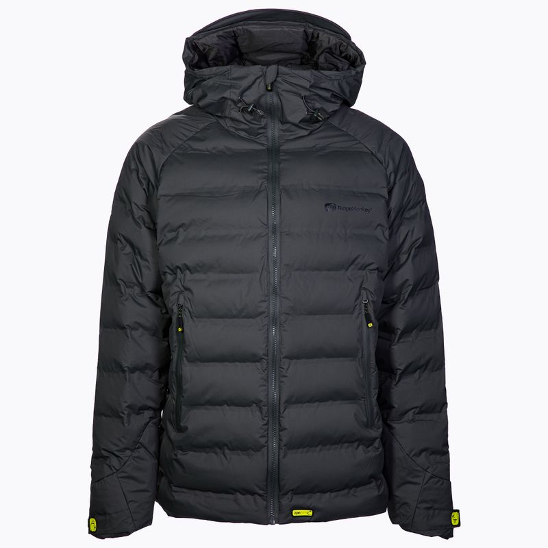 Мъжко риболовно яке RidgeMonkey Apearel K2Xp Водоустойчиво палто черно RM597