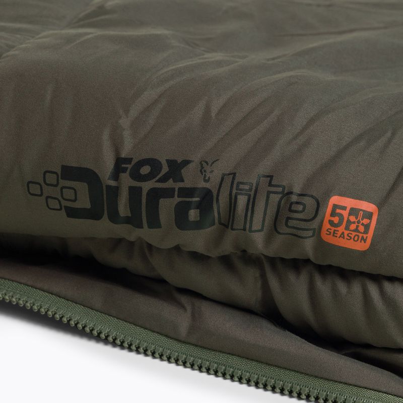 Спален чувал Fox Duralite 5 Season brown CSB056 6