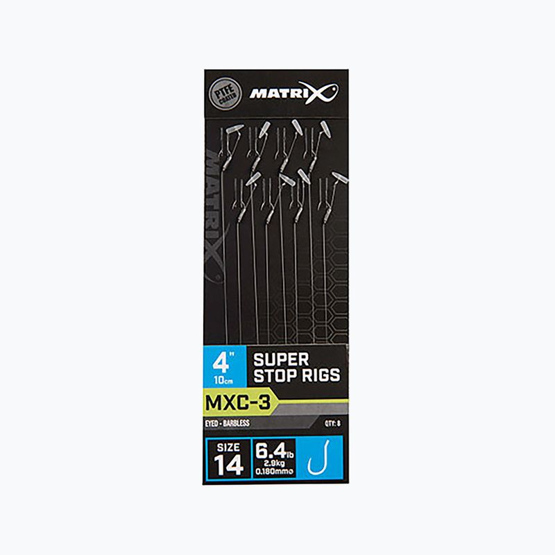 Ръководители на методи Matrix MXC-3 Barbless Super Stop 8 бр. прозрачни GRR058