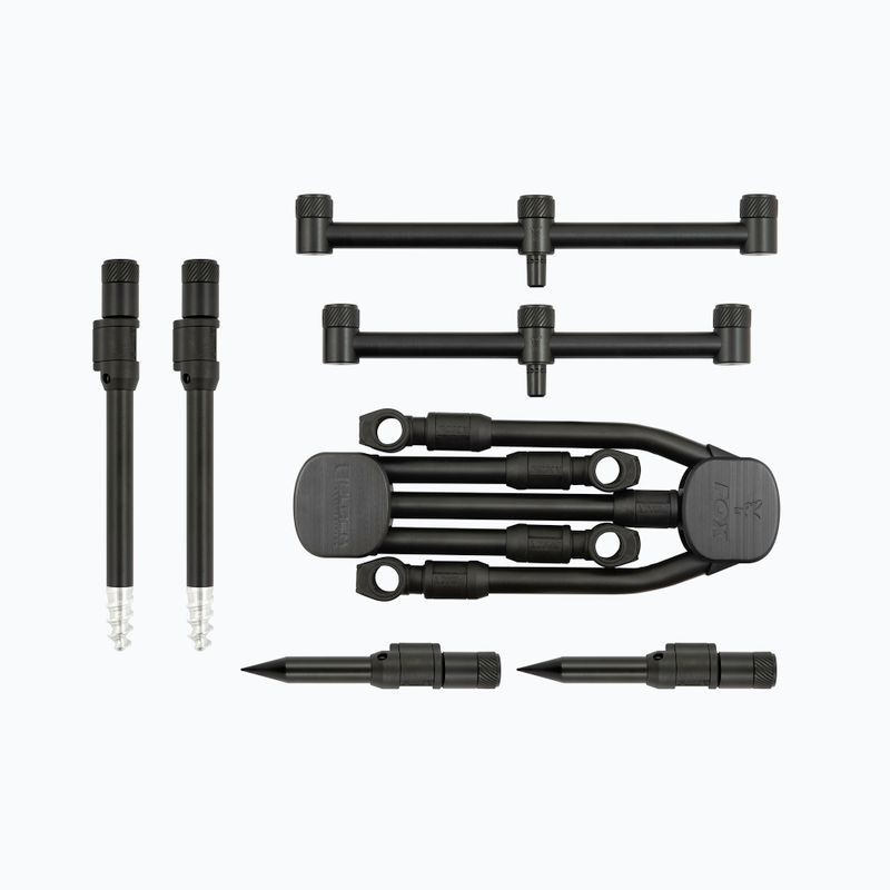 Стойка за 3 пръта Fox Black Label QR Pod complete black CRP045 2