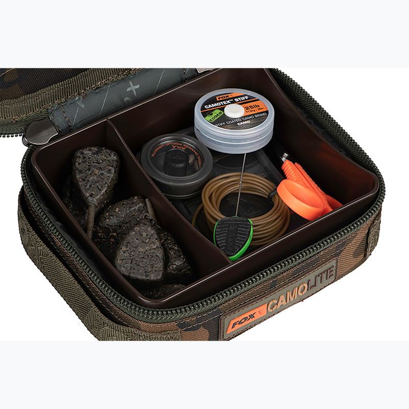 Fox International Camolite Rigid Lead & Bits Компактна камуфлажна чанта за шаран 4