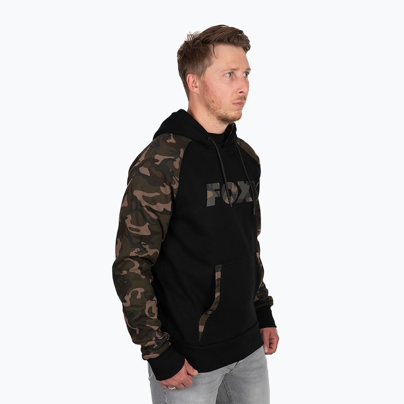 Fox International Raglan Hoody черен/камерен суитшърт 3