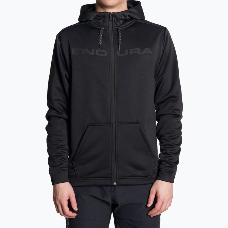 Мъжки суитшърт за колоездене Endura Hummvee Hoodie black