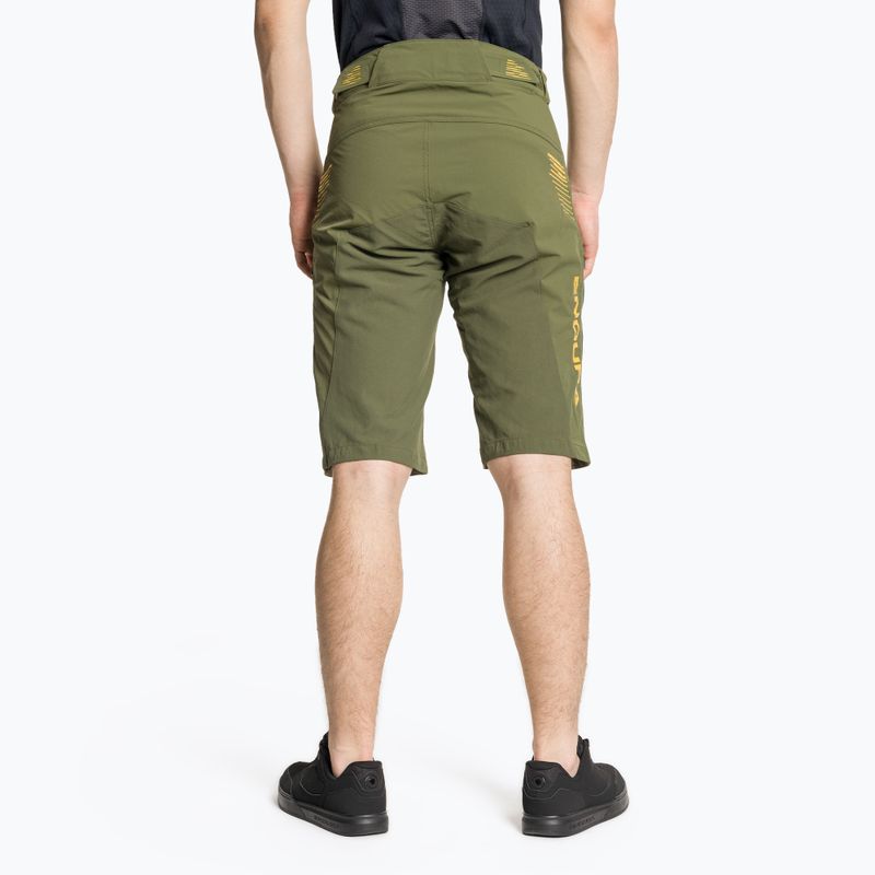 Мъжки къси панталони за колоездене Endura Singletrack II Short olive green 2