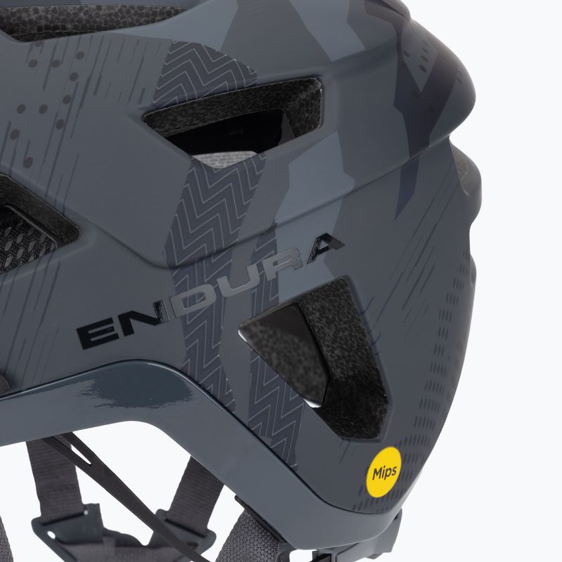Endura Hummvee Plus MIPS сива камуфлажна каска за велосипед 7