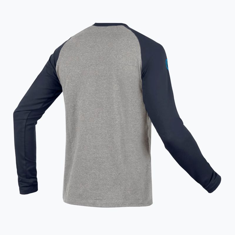 Мъжка блуза с дълъг ръкав за колоездене Endura One Clan Raglan L/S ink blue 2