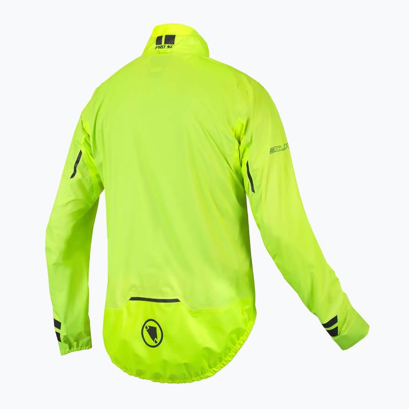 Мъжко яке за колоездене Endura Pro SL Waterproof hi-viz yellow 8