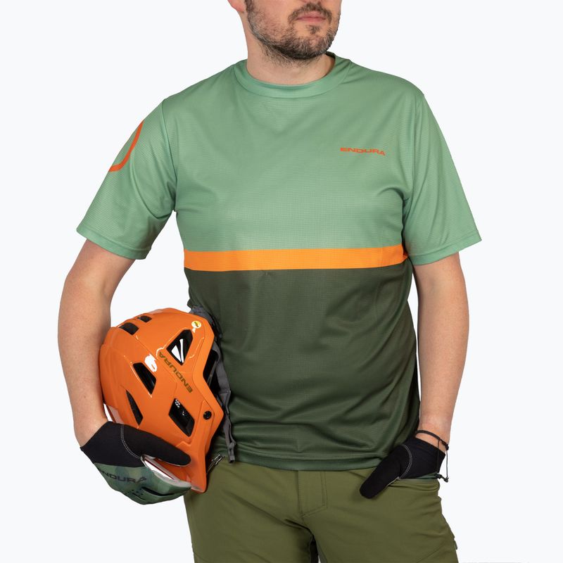 Мъжко колоездачно трико Endura Singletrack II Core tangerine