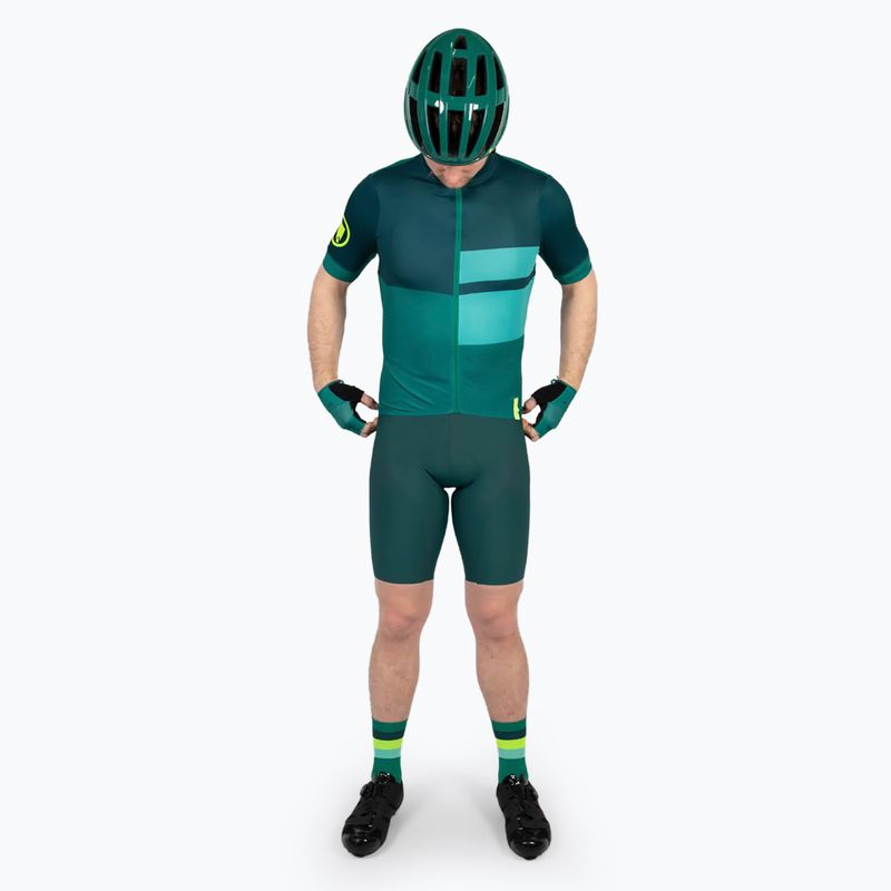 Мъжка колоездачна тениска Endura FS260 Print S/S emerald green 2